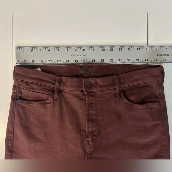 MOTHER Jeans The Mid Rise Dazzler Skimp Fudgesickle Size: 33 NWT